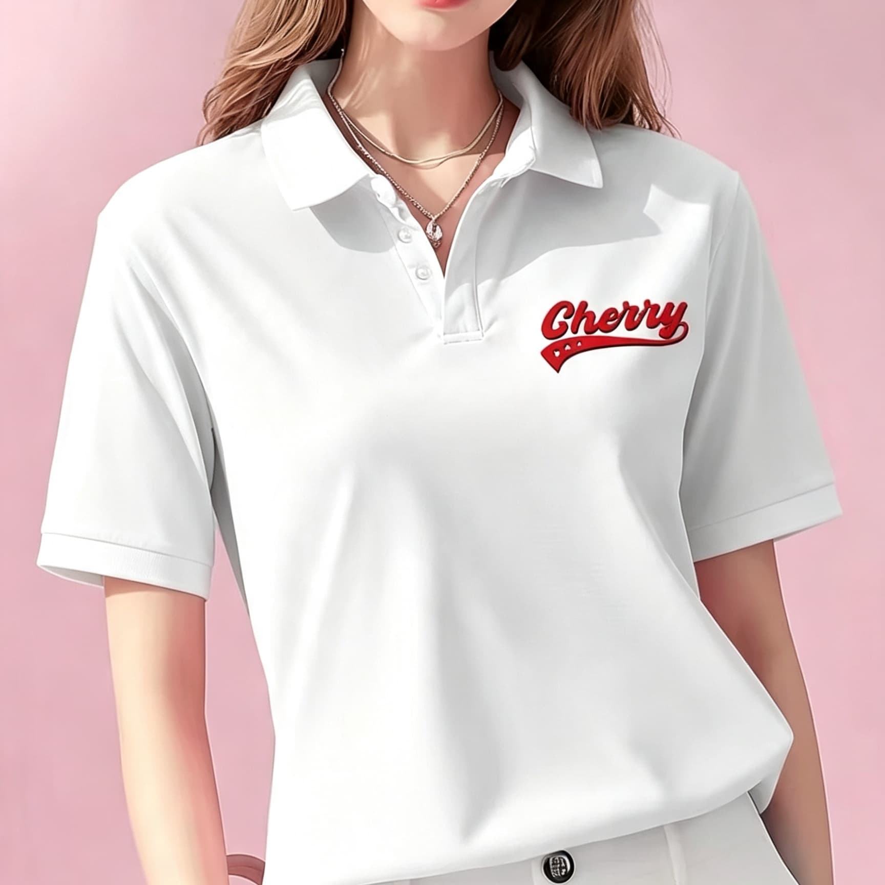 Men'S Polo Formal Wear - Casual White Unisex Polo Blouse Stylish