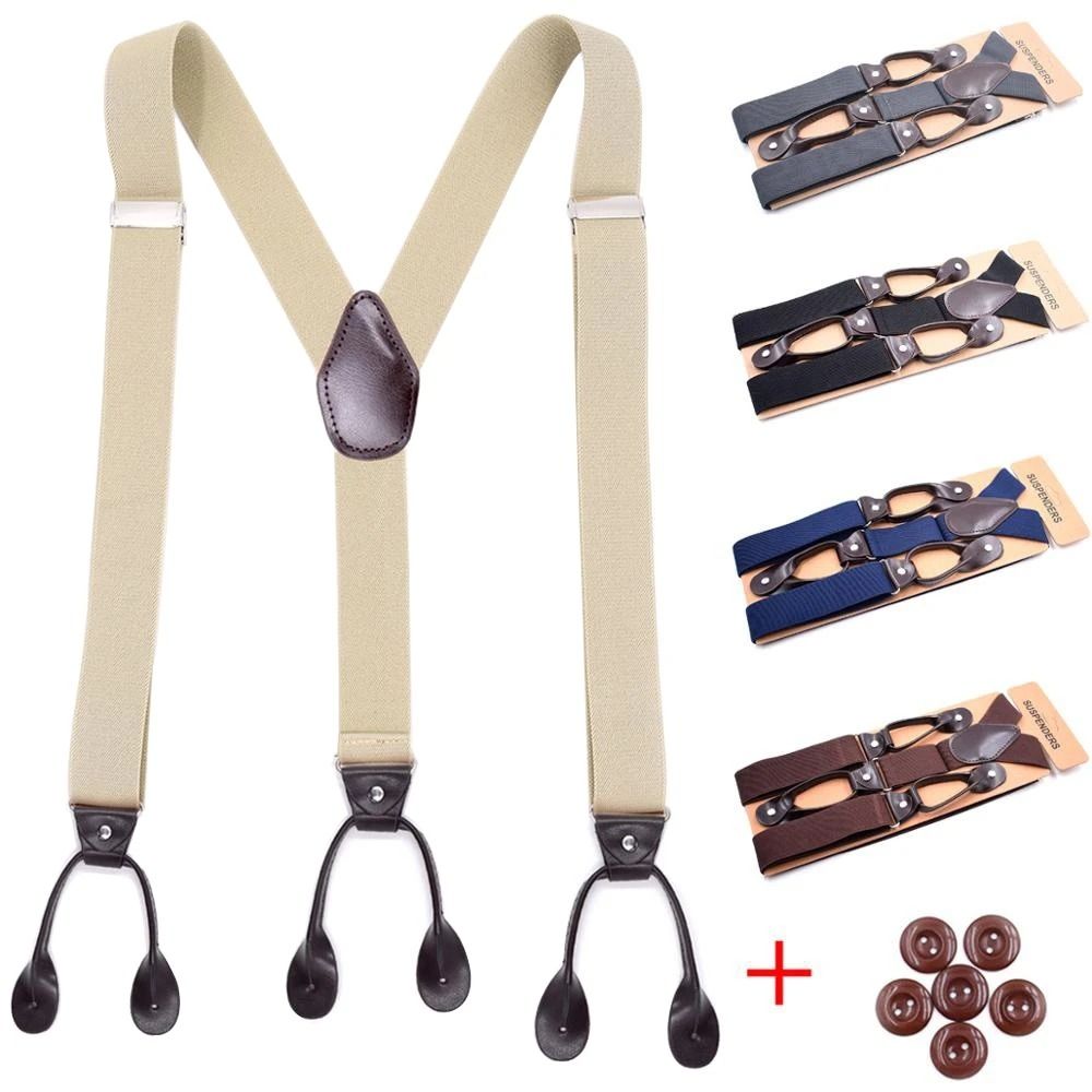 Men'S Formal Wear Belt - Vintage Suspenders Men Women Adult Leather
