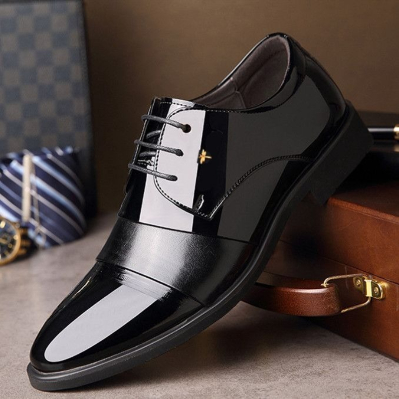 Mens Formal - Mens Round Toe Youth Leather Business
