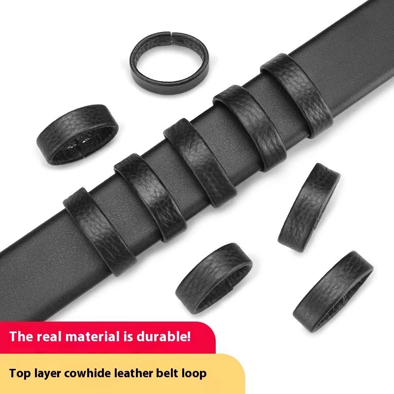 Men'S Formal Wear Belt - Mens Belt Tail Keeper Loops Ring