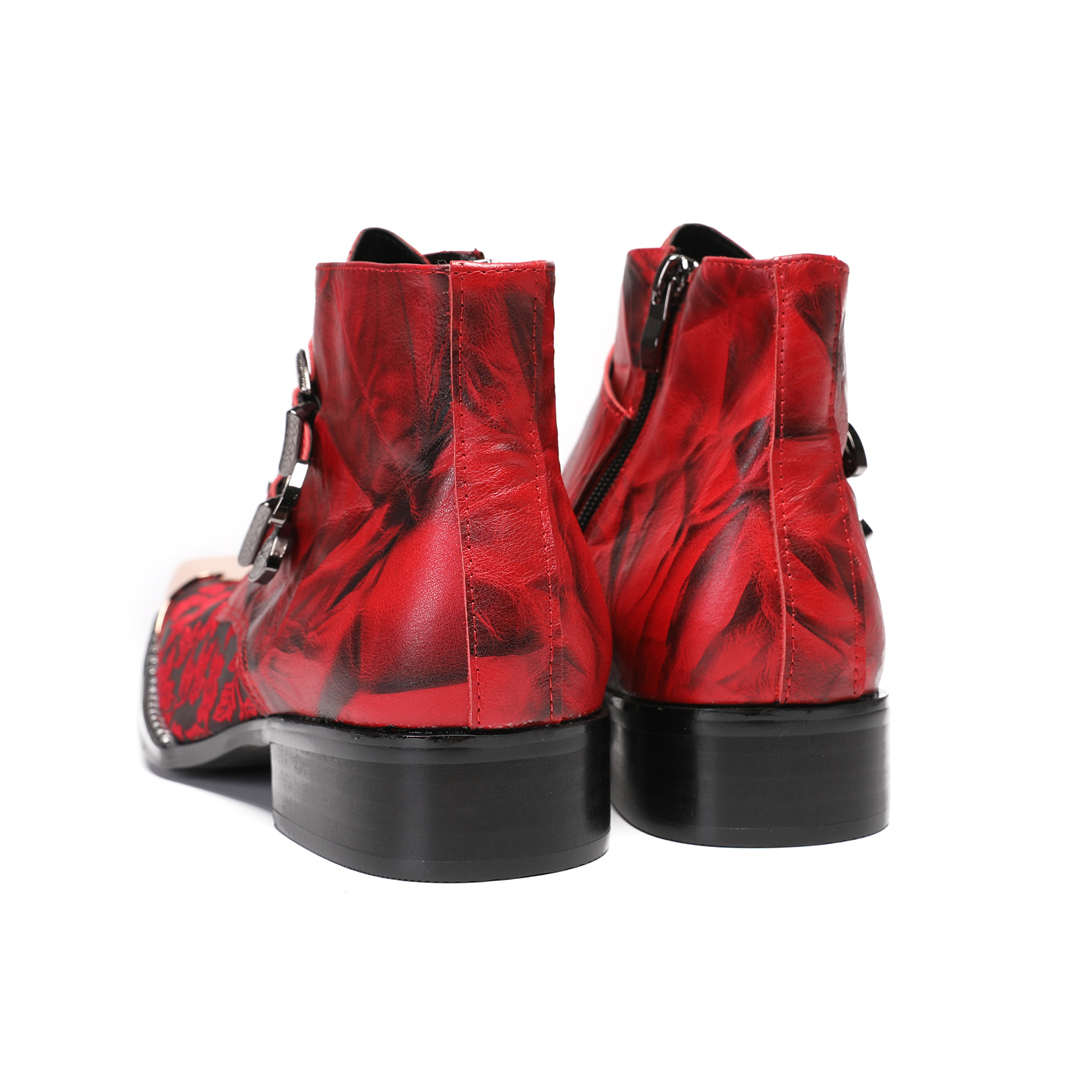 Botas Winter Red Floral Men Ev - đánh giá và giá Mens Formal