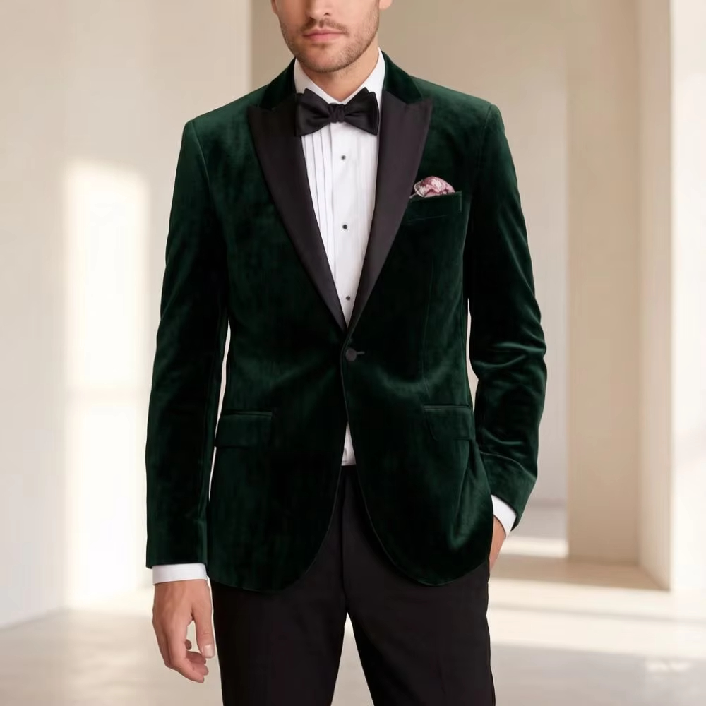 Velvet Formal Suit for Men Sli - đánh giá và giá Formal Men Party Wear Jacket