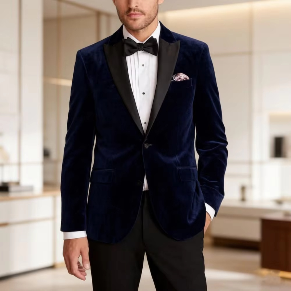 Velvet Formal Suit for Men Sli - đánh giá và giá Formal Men Party Wear Jacket