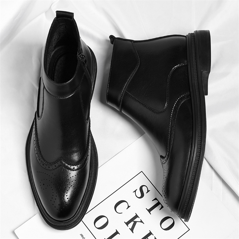 Autumn  Winter Thick Soled Men - đánh giá và giá Mens Formal