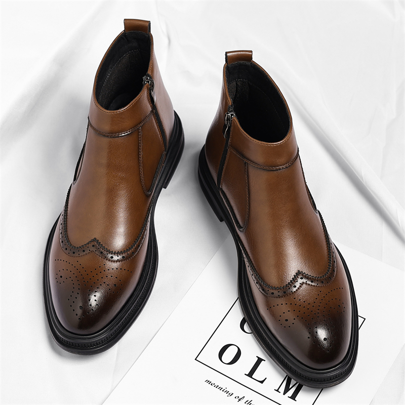 Autumn  Winter Thick Soled Men - đánh giá và giá Mens Formal