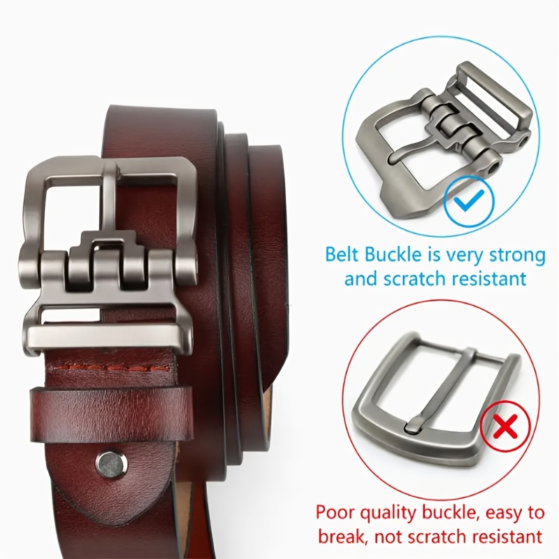 110-165cm Plus Size Men Genuin - đánh giá và giá Men'S Formal Wear Belt