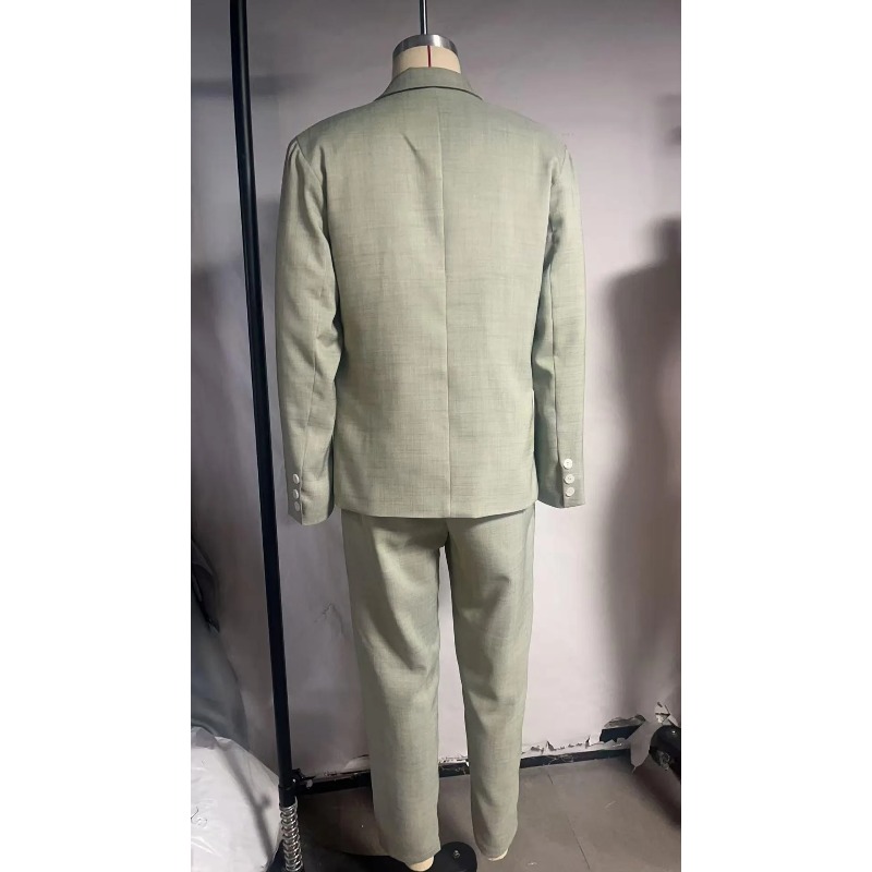 Business Men's Solid Color Sui - đánh giá và giá Large Men Formal Wear