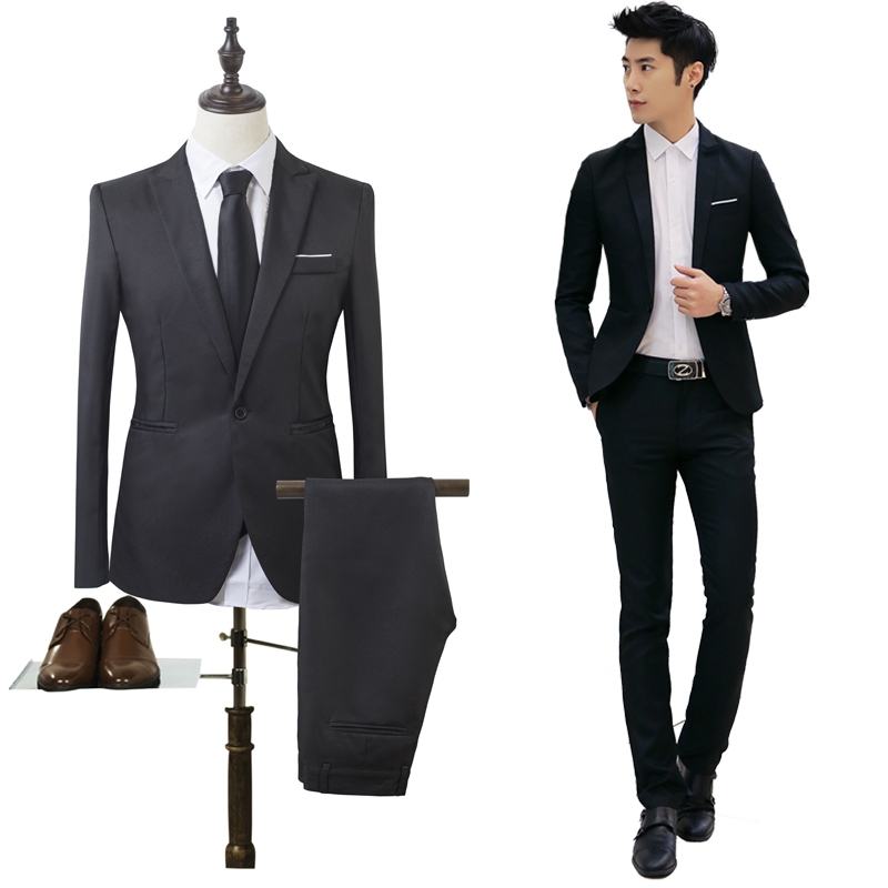Business Casual Wedding Suit S - đánh giá và giá Men Formal Wear Clothes