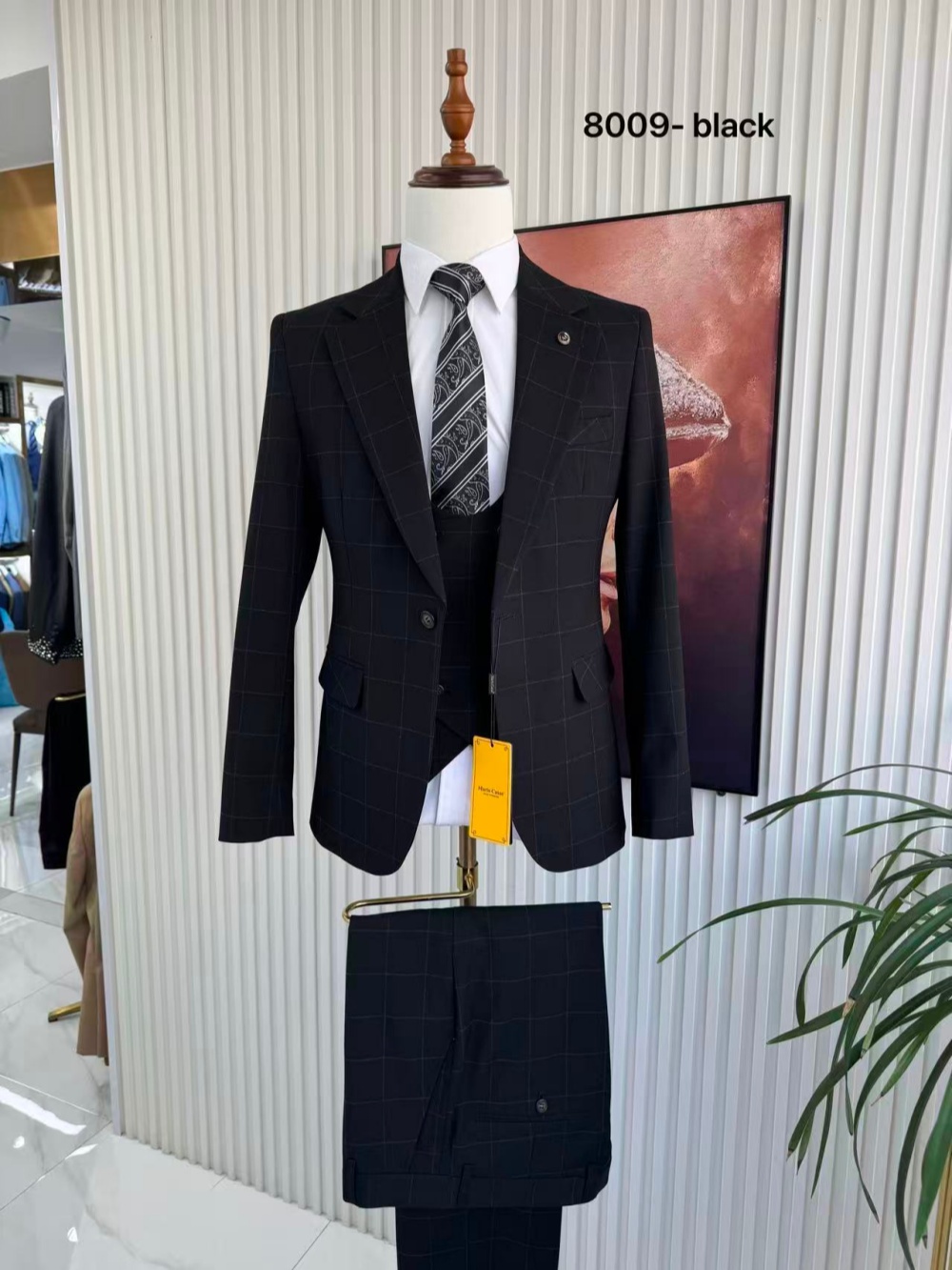 Men's Plaid Tuxedo 3 Pieces Ja - đánh giá và giá Formal Men Party Wear Jacket