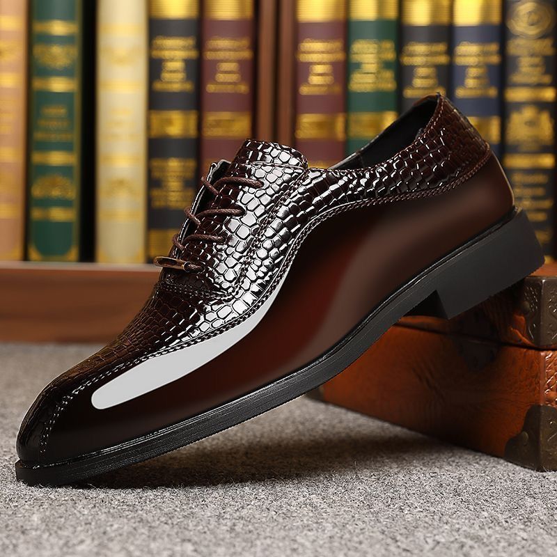 Men's Glossy Patent Leather Br - đánh giá và giá Mens Formal