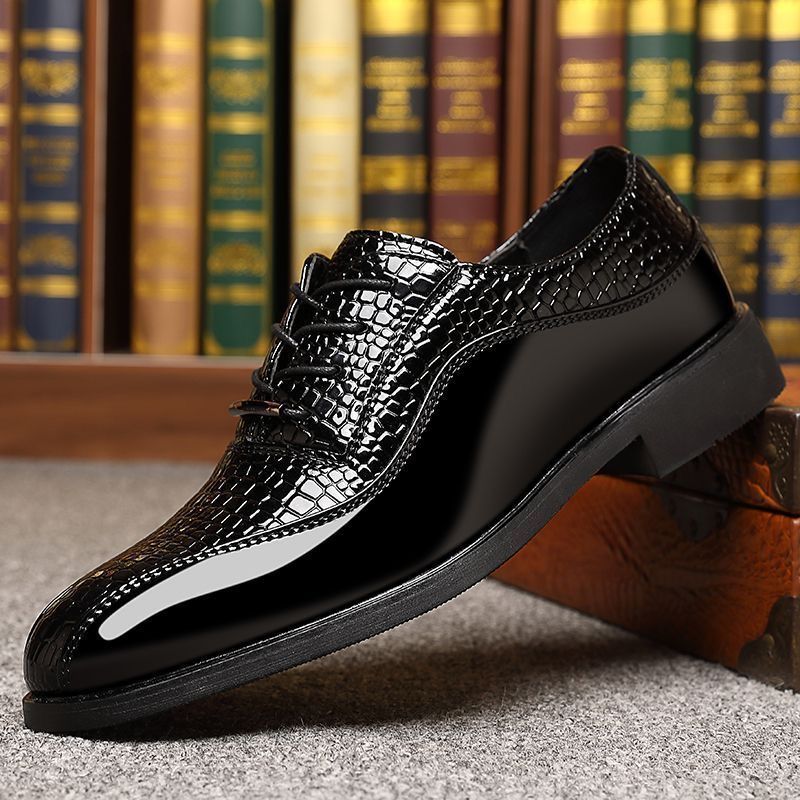 Men's Glossy Patent Leather Br - đánh giá và giá Mens Formal