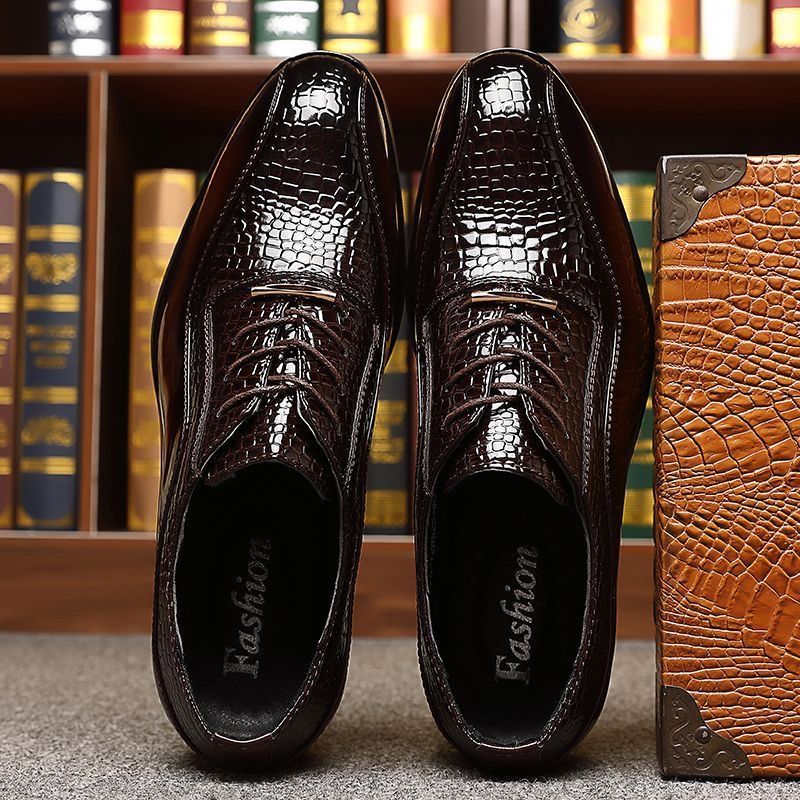 Men's Glossy Patent Leather Br - đánh giá và giá Mens Formal