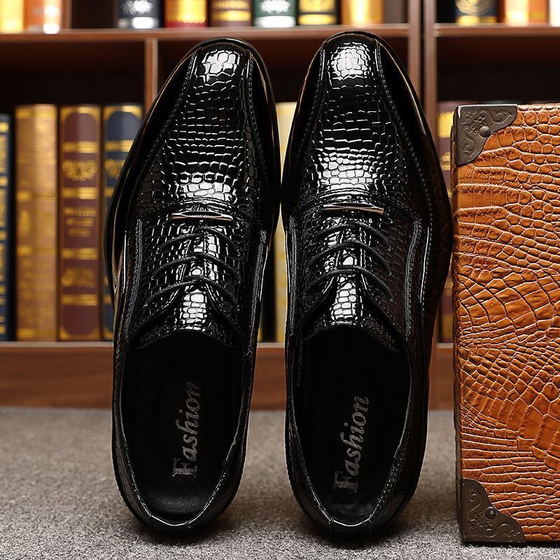 Men's Glossy Patent Leather Br - đánh giá và giá Mens Formal