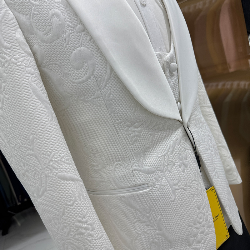 Men Wedding Suit White 3 Piece - đánh giá và giá Formal Men Party Wear Jacket