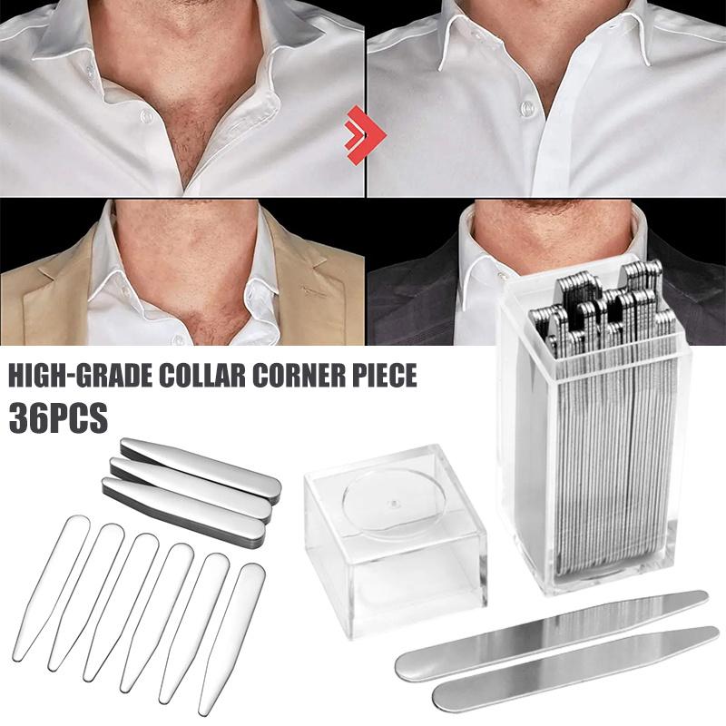 36pcs Stainless Steel Shirt Co - đánh giá và giá Collar Stay Metal