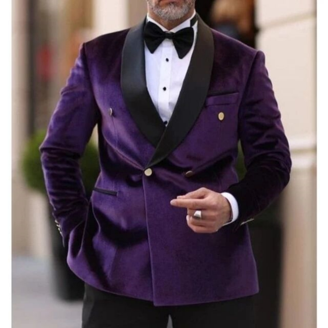 XS-6XL Velvet Wedding Men Suit - đánh giá và giá Formal Men Party Wear Jacket