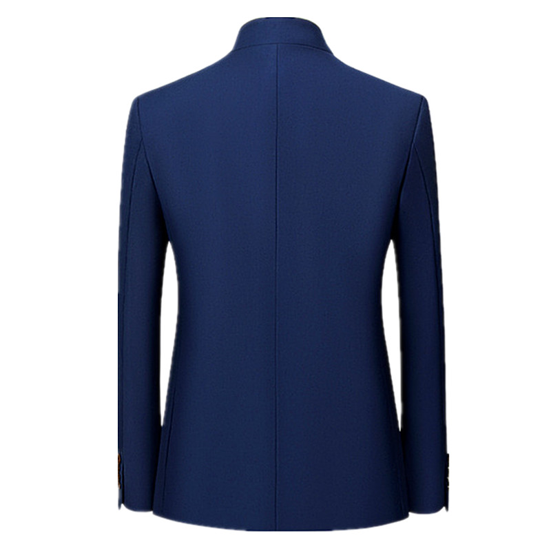 2026 Men's Chinese Style Long  - đánh giá và giá Men Formal Wear Blue