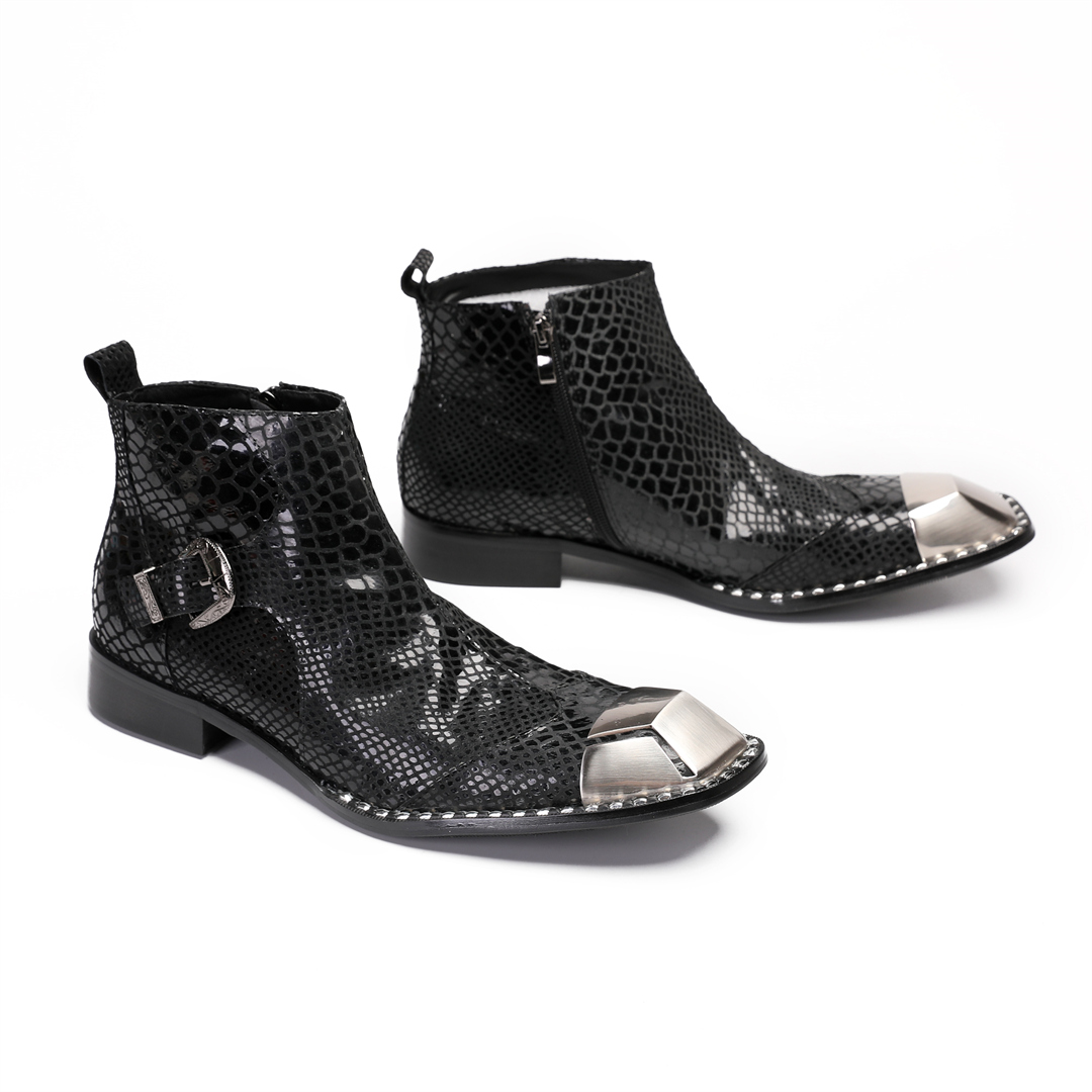 British Black Cow Leather Men  - đánh giá và giá Mens Formal