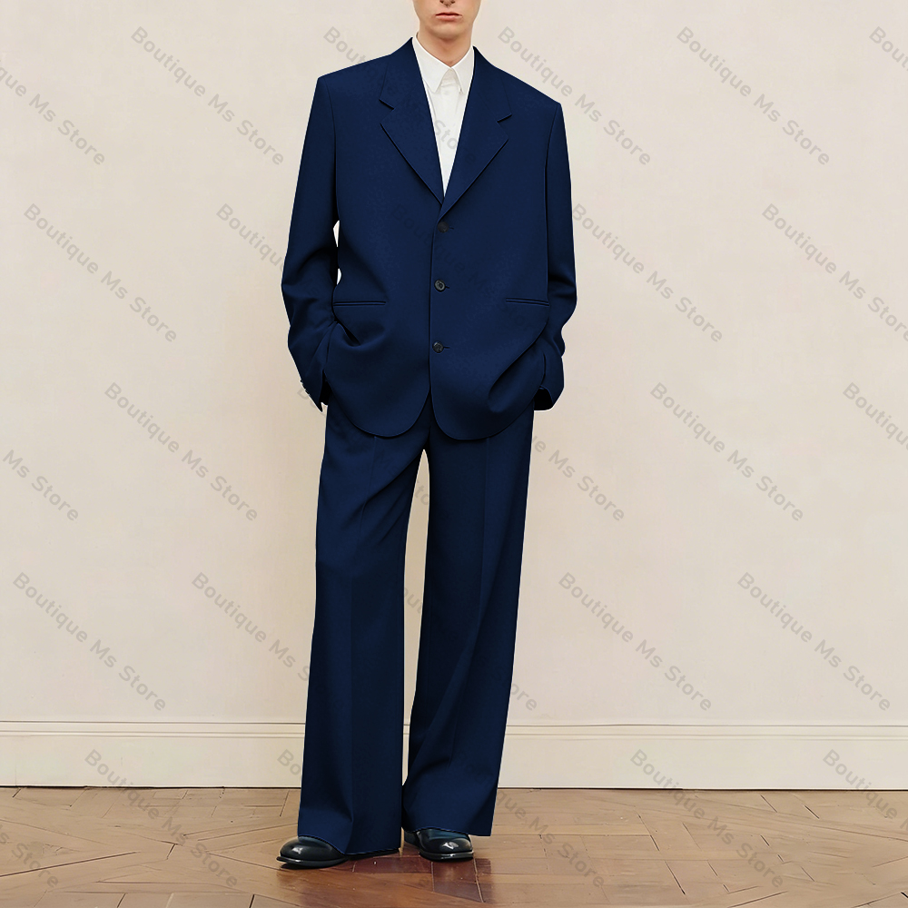 Men's Black Oversized Suit Set - đánh giá và giá Formal Men Party Wear Jacket