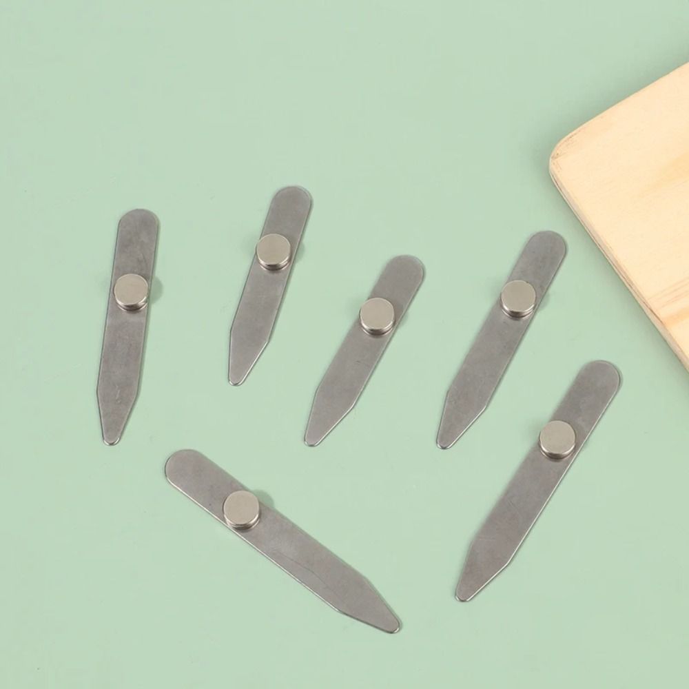 6Pcs Durable Stainless Steel C - đánh giá và giá Collar Stay Metal