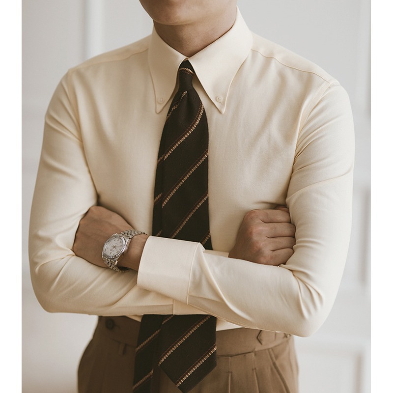 Oxford Shirt Men Long-sleeved  - đánh giá và giá Mens Formal